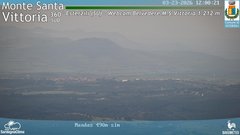 view from Monte Santa Vittoria Sud on 2026-03-23