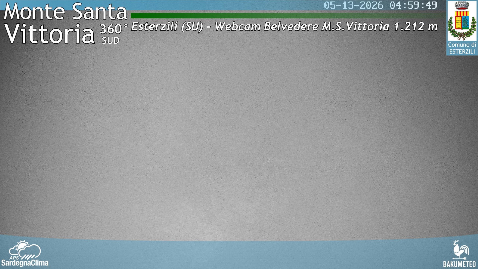 time-lapse frame, Monte Santa Vittoria Sud webcam