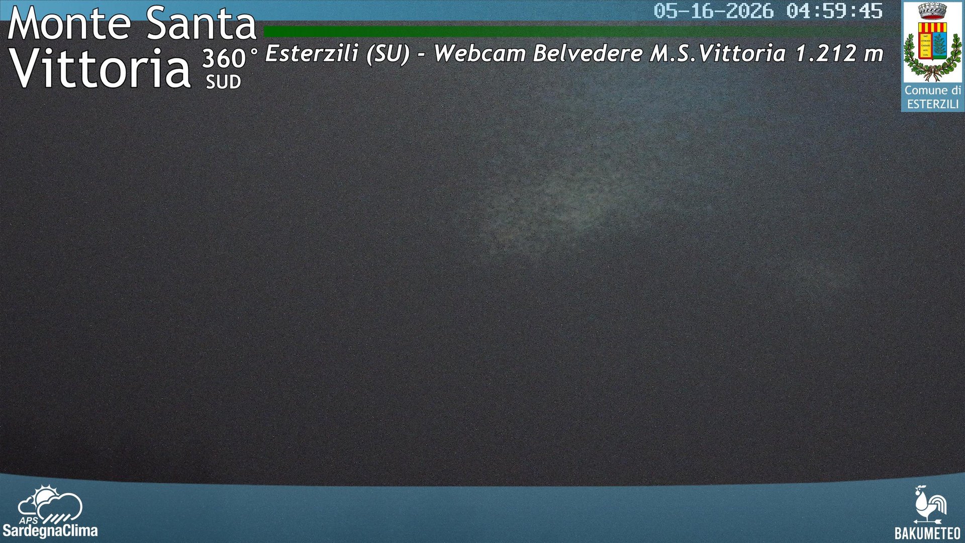 time-lapse frame, Monte Santa Vittoria Sud webcam