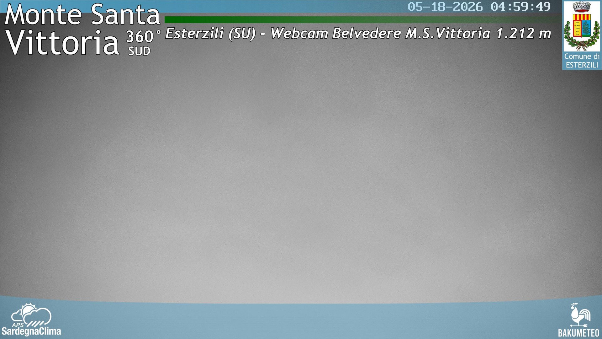 time-lapse frame, Monte Santa Vittoria Sud webcam