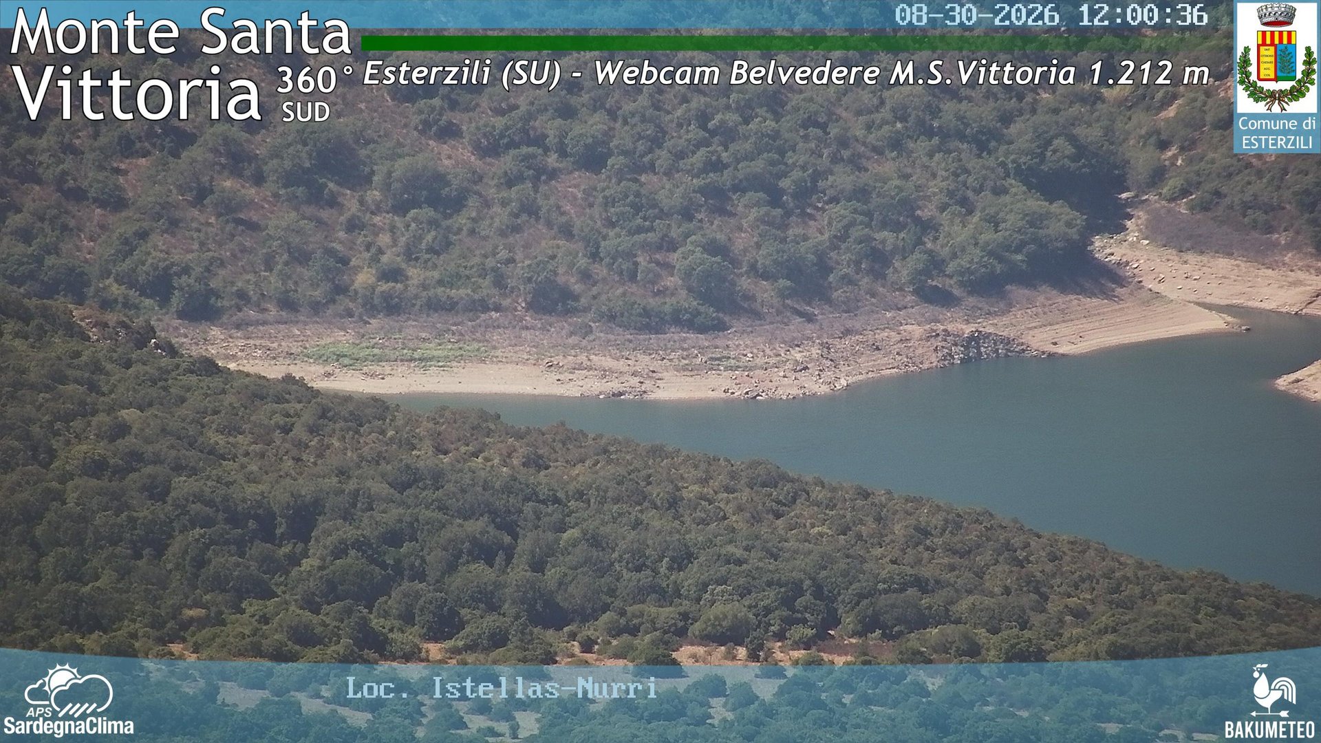 view from Monte Santa Vittoria Sud on 2026-08-30
