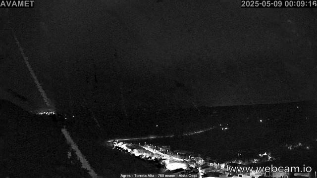 time-lapse frame, Torreta Alta webcam