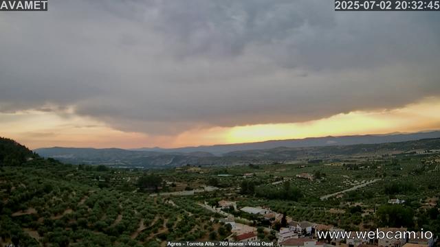 time-lapse frame, Torreta Alta webcam