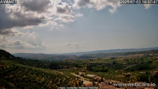 time-lapse frame, Torreta Alta webcam