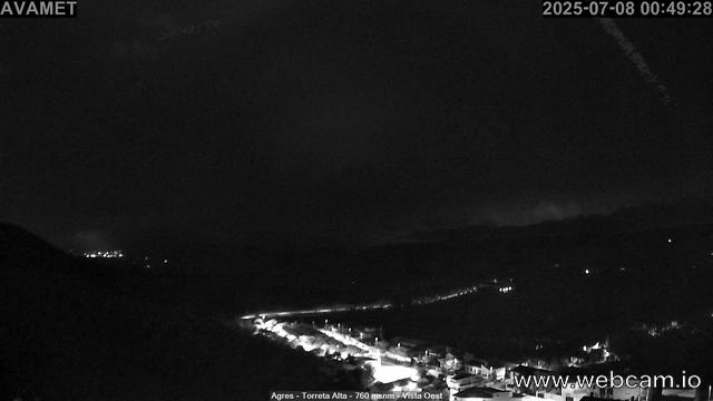 time-lapse frame, Torreta Alta webcam
