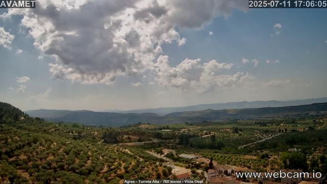 time-lapse frame, Torreta Alta webcam