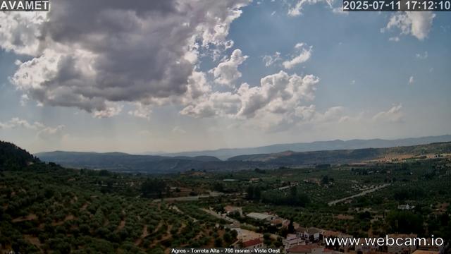 time-lapse frame, Torreta Alta webcam