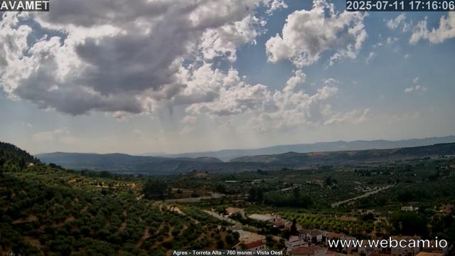 time-lapse frame, Torreta Alta webcam
