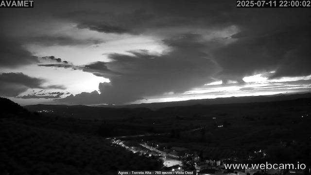 time-lapse frame, Torreta Alta webcam