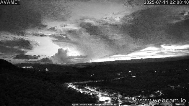 time-lapse frame, Torreta Alta webcam