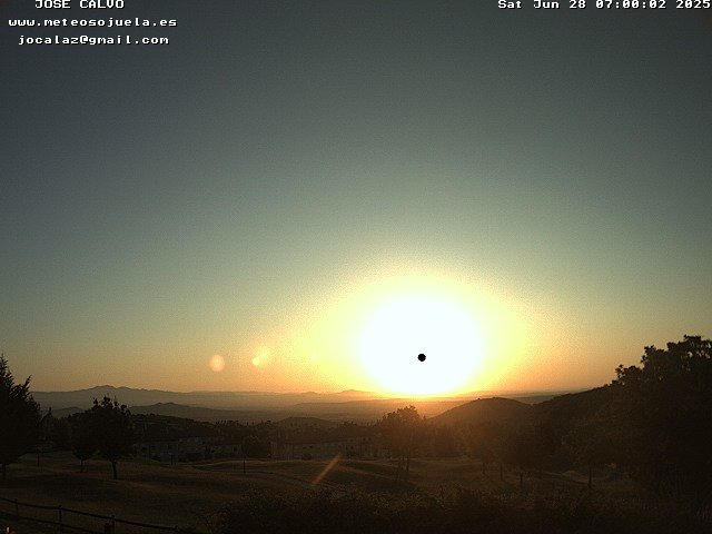 time-lapse frame, SOJUELA webcam