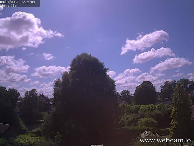 time-lapse frame, Abbeville, France webcam