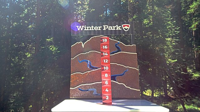 time-lapse frame, Winter Park Snow Stake webcam