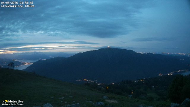 time-lapse frame, Germagno Alpe Quaggione Monte Zucaro webcam