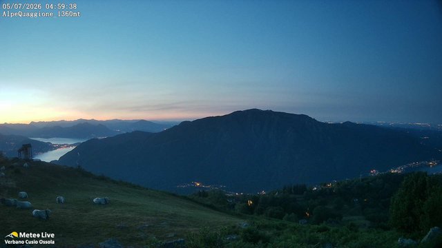 time-lapse frame, Germagno Alpe Quaggione Monte Zucaro webcam