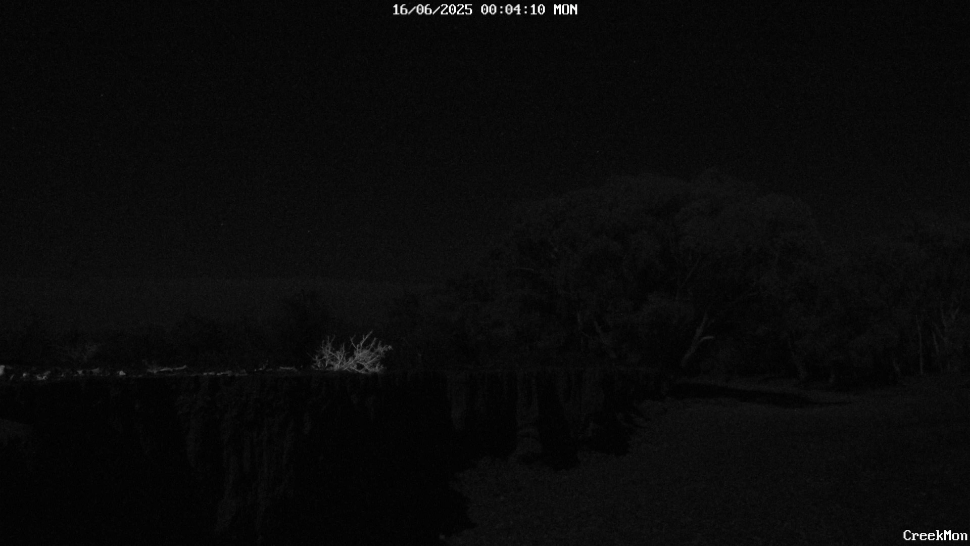 time-lapse frame, CreekCam West webcam