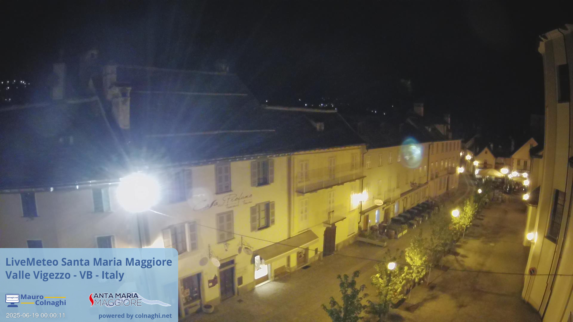 time-lapse frame, Santa Maria webcam