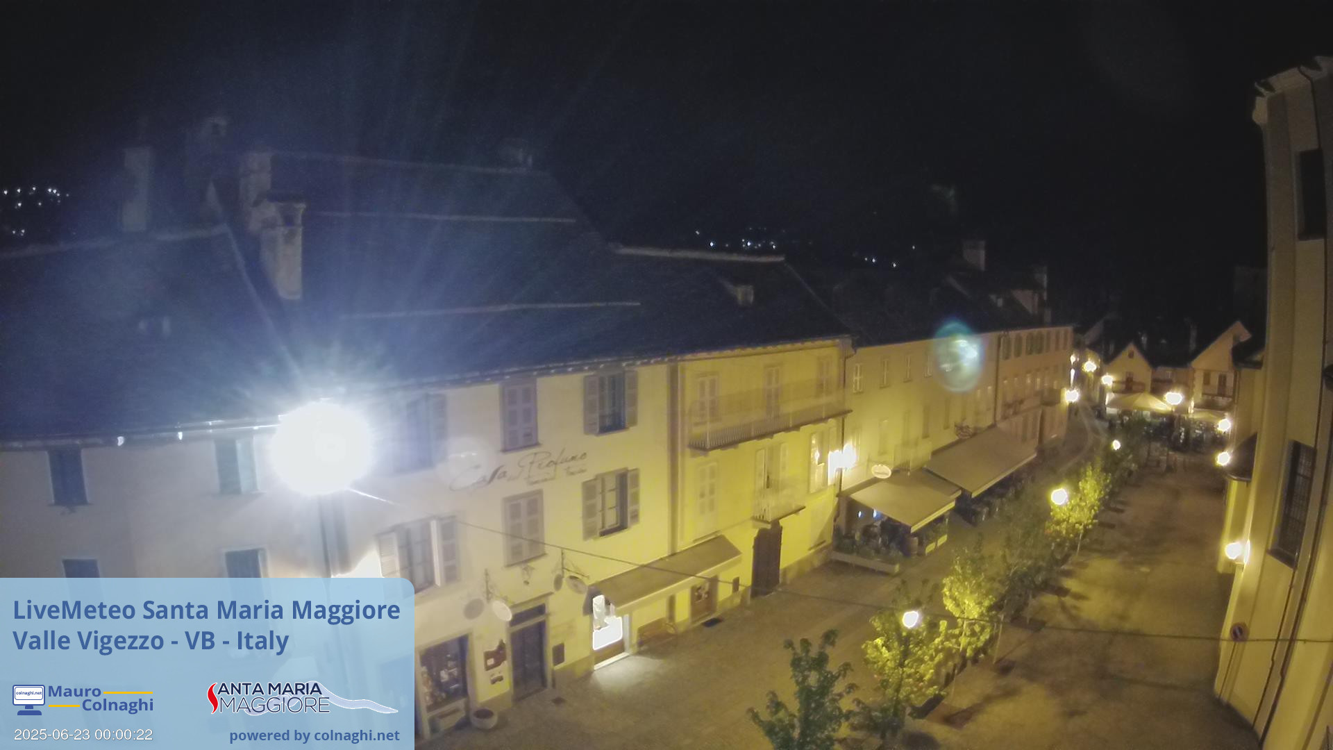 time-lapse frame, Santa Maria webcam