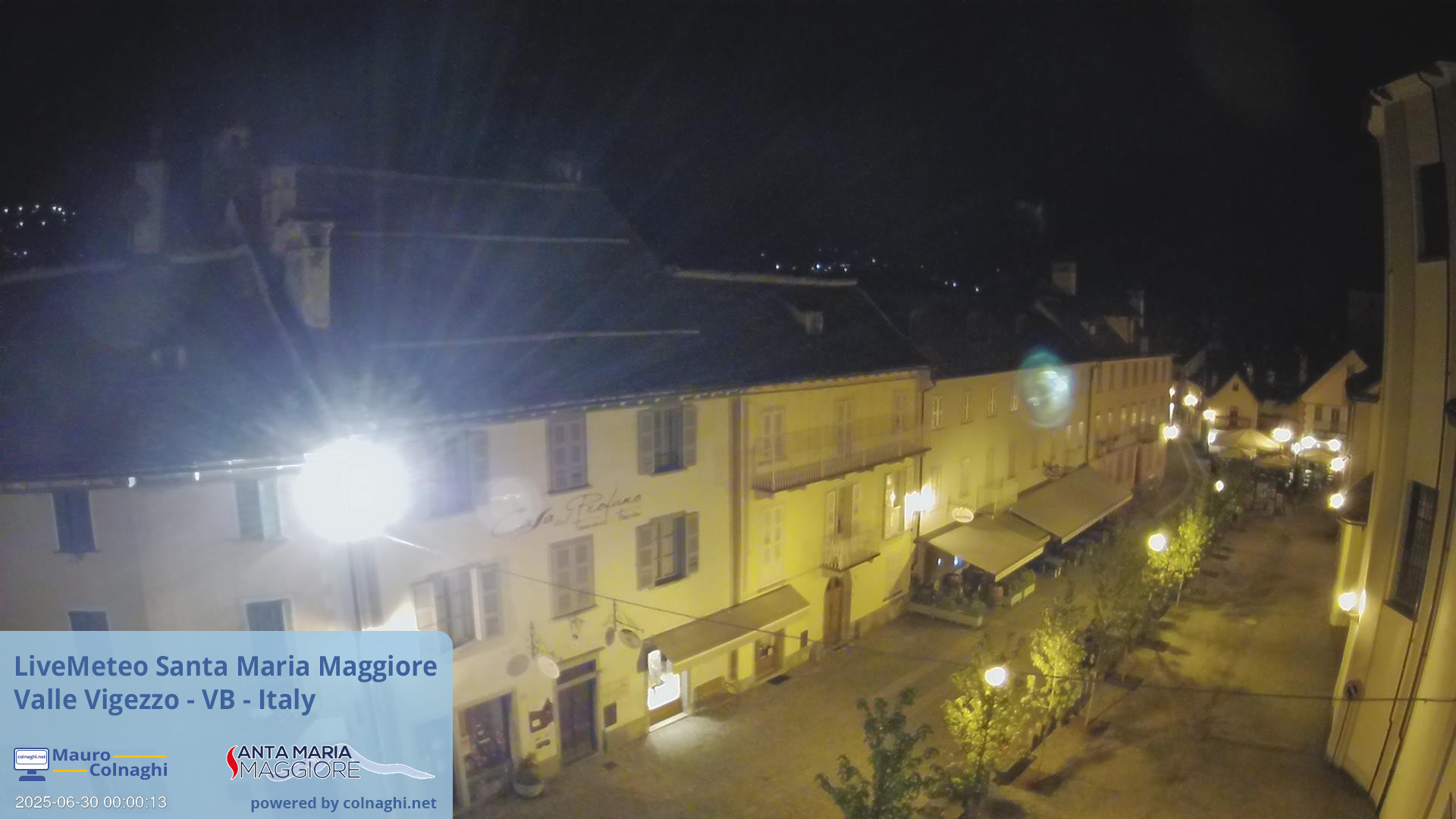 time-lapse frame, Santa Maria webcam