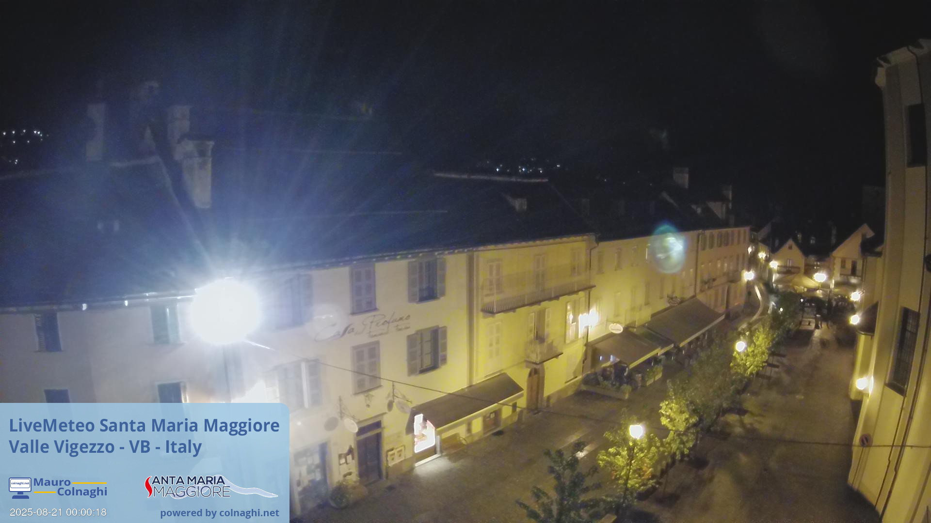 time-lapse frame, Santa Maria webcam