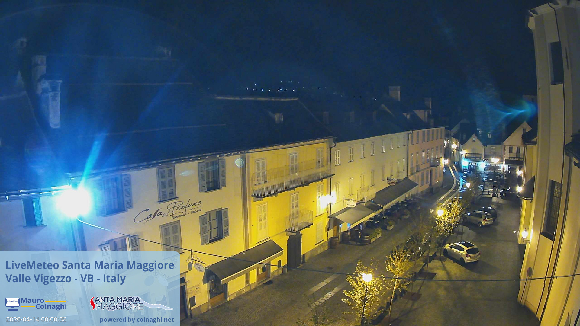 time-lapse frame, Santa Maria webcam