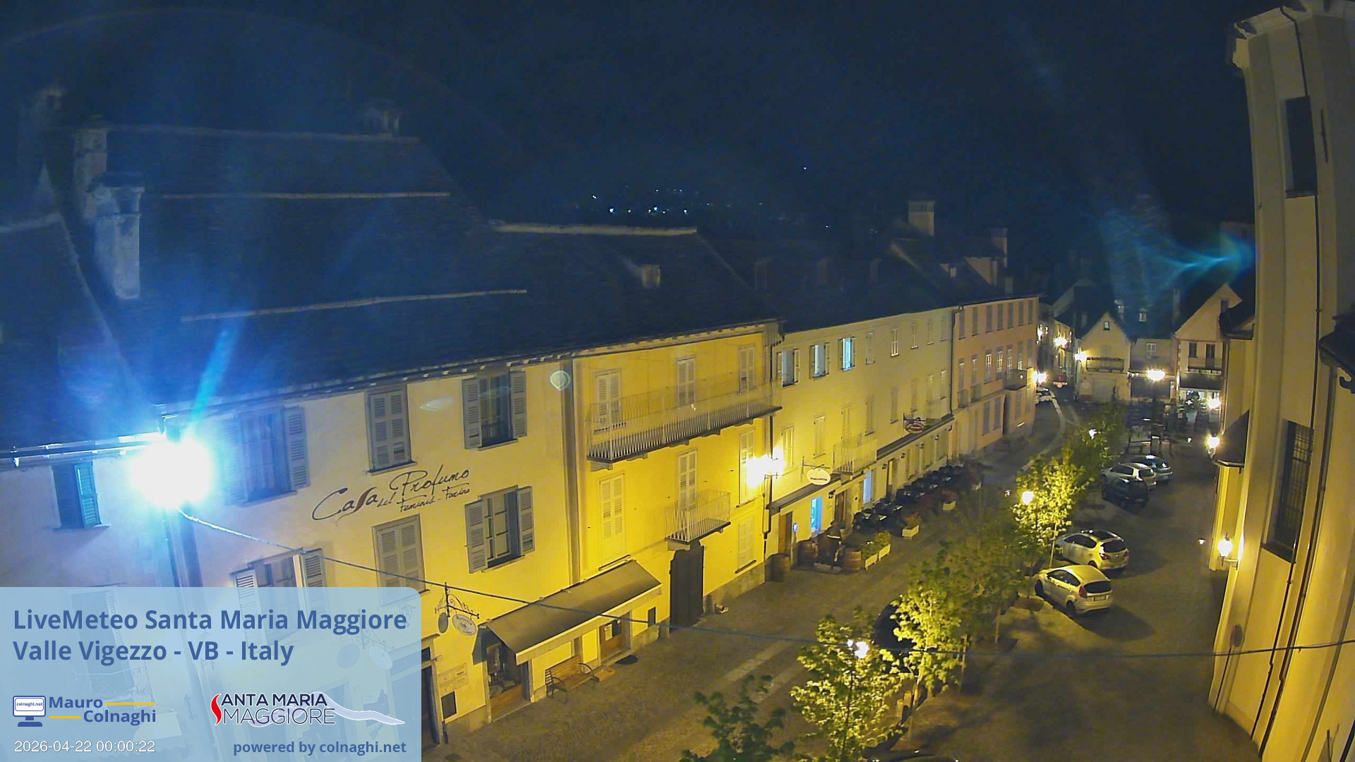 time-lapse frame, Santa Maria webcam