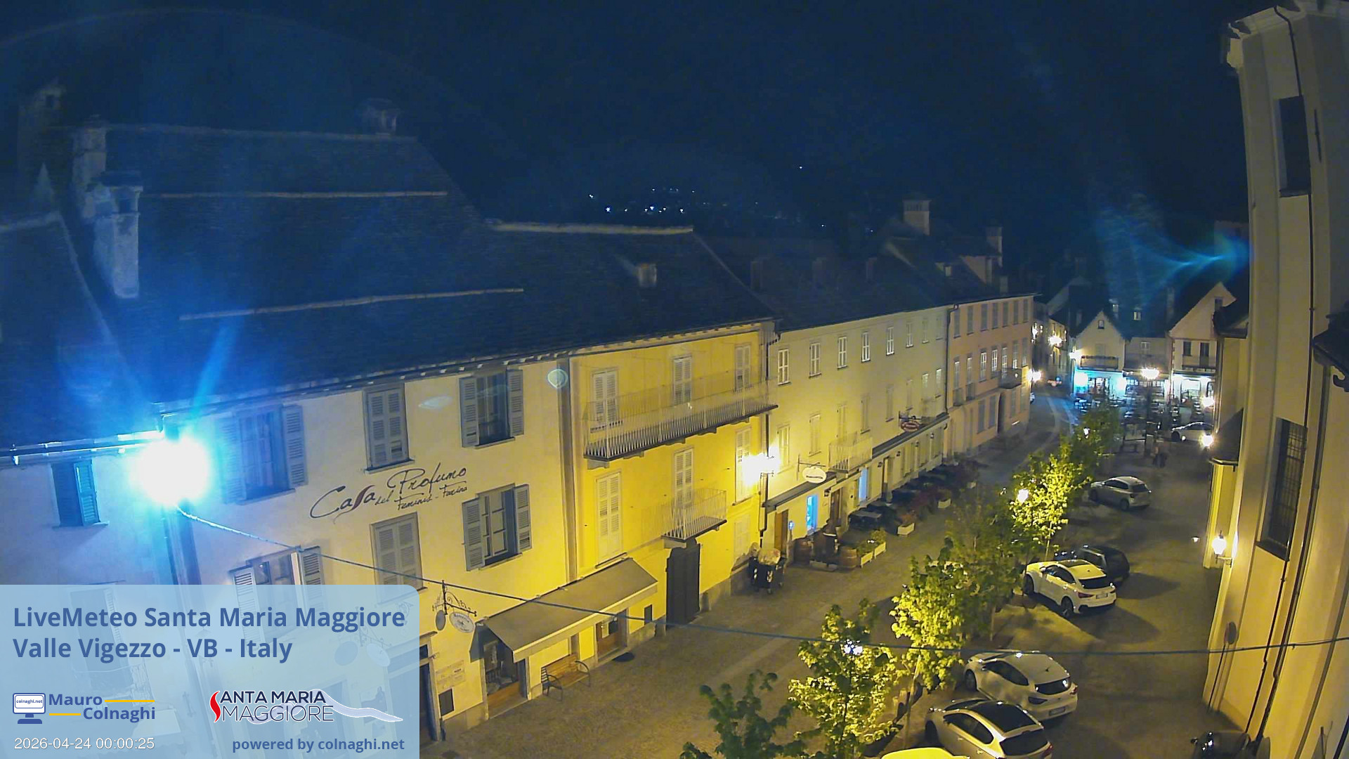 time-lapse frame, Santa Maria webcam