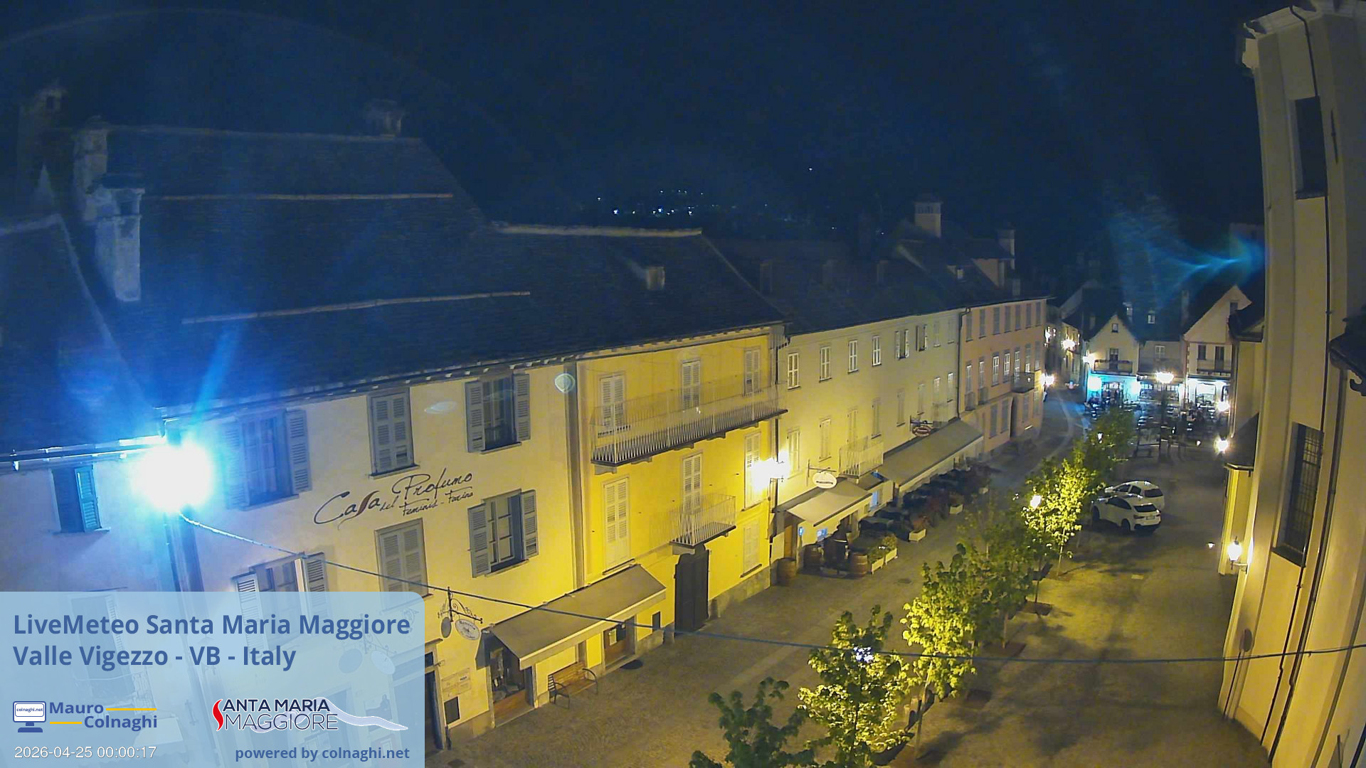 time-lapse frame, Santa Maria webcam