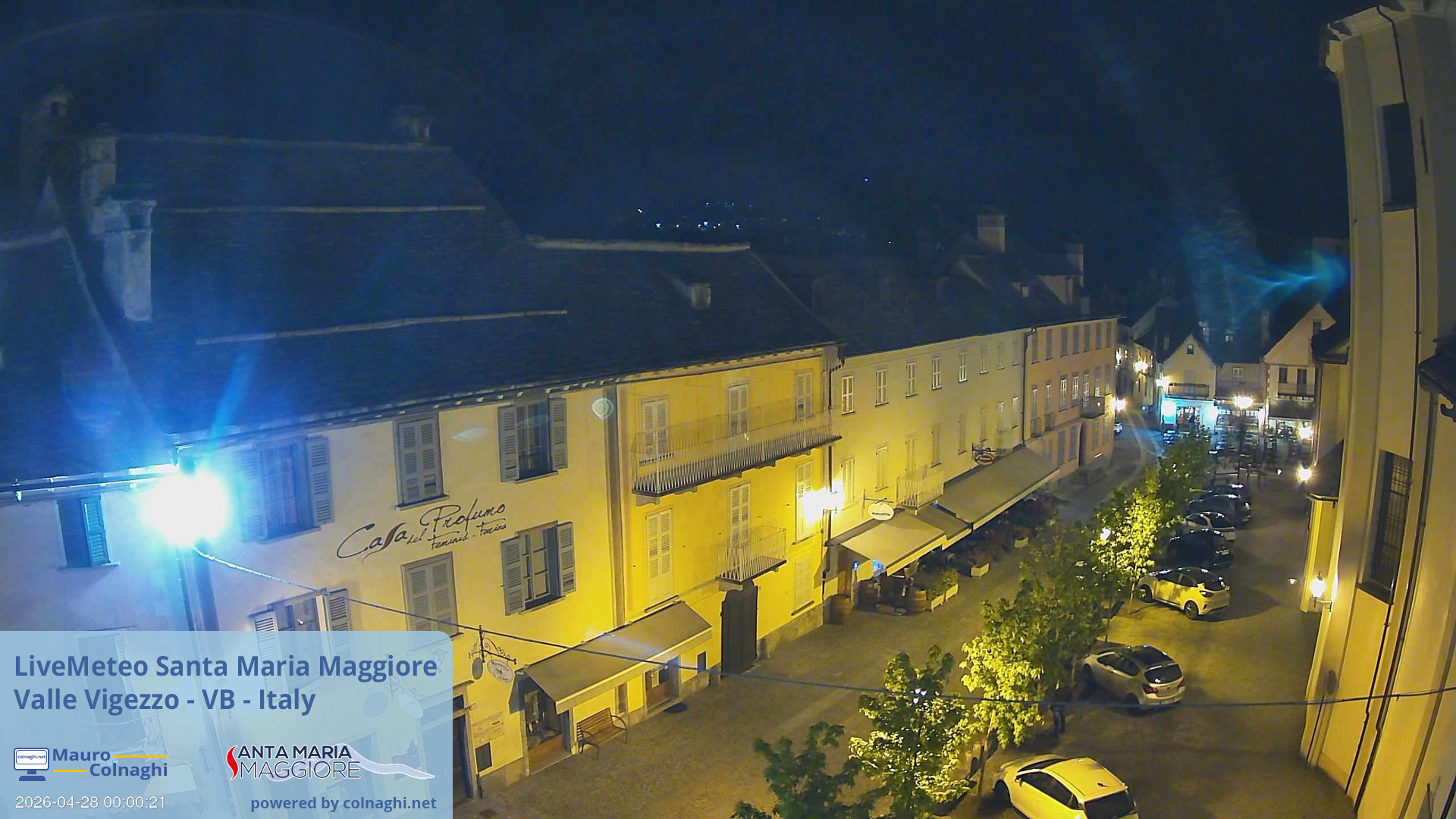 time-lapse frame, Santa Maria webcam