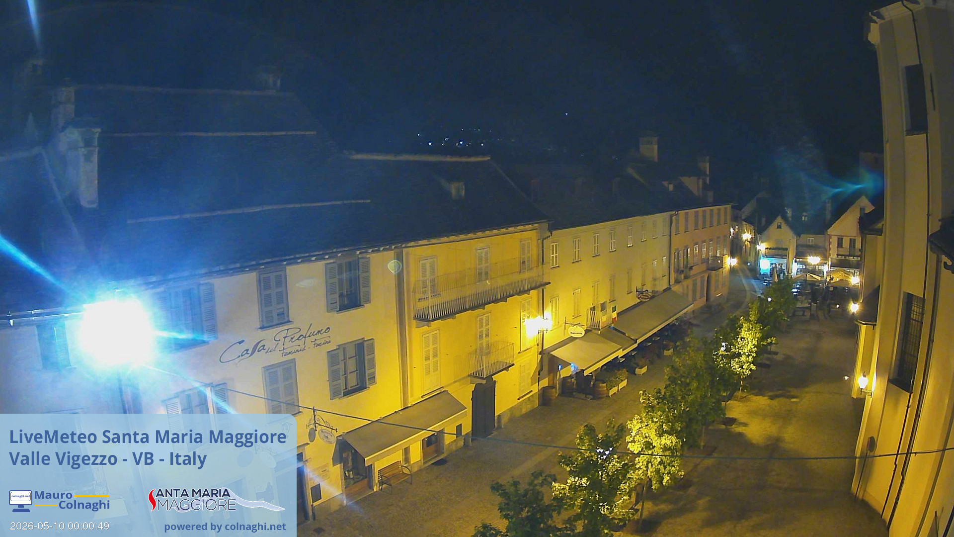 time-lapse frame, Santa Maria webcam
