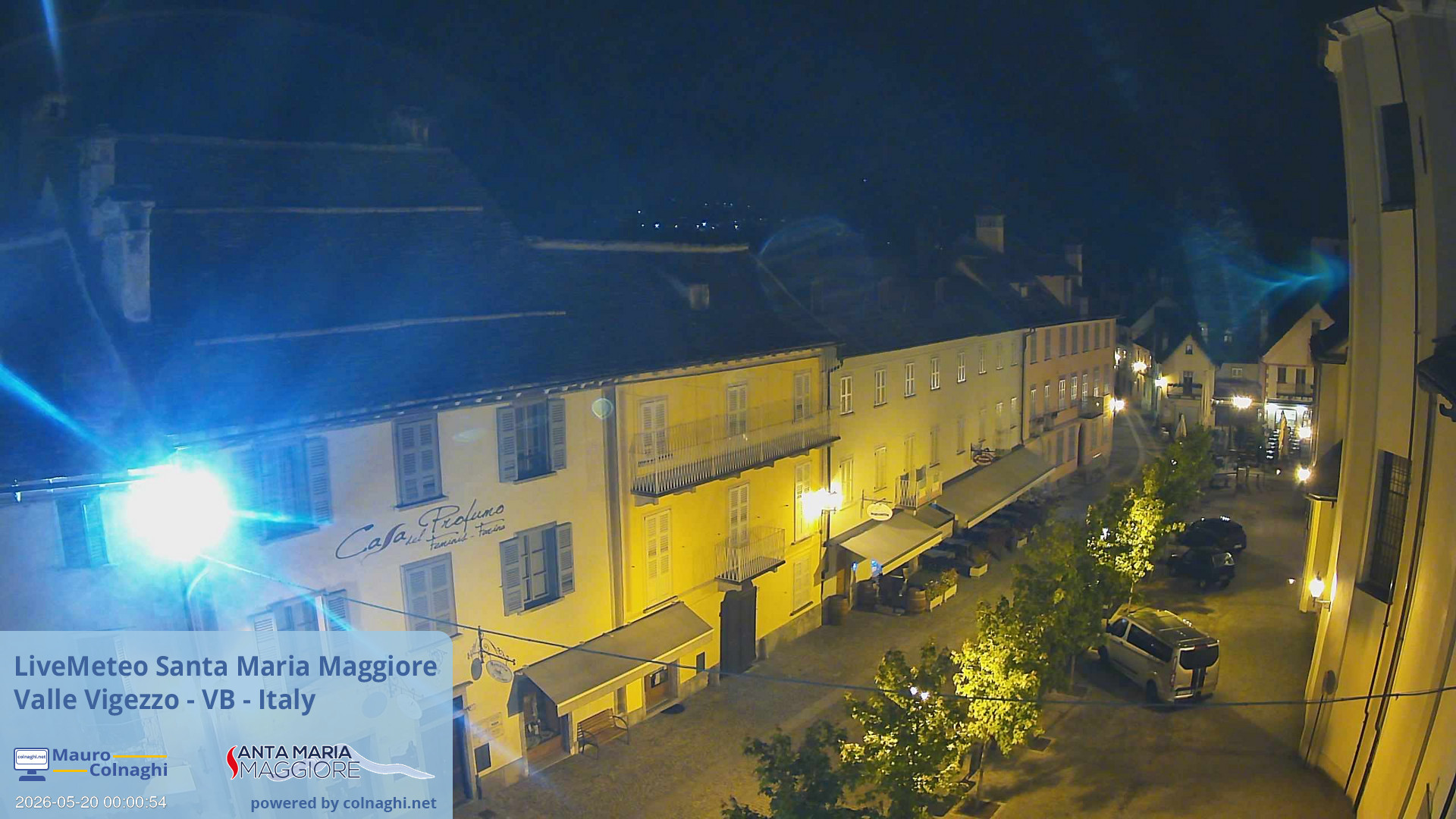 time-lapse frame, Santa Maria webcam