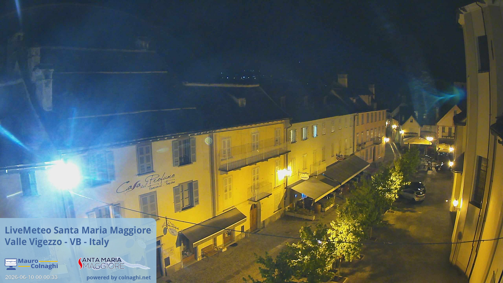time-lapse frame, Santa Maria webcam
