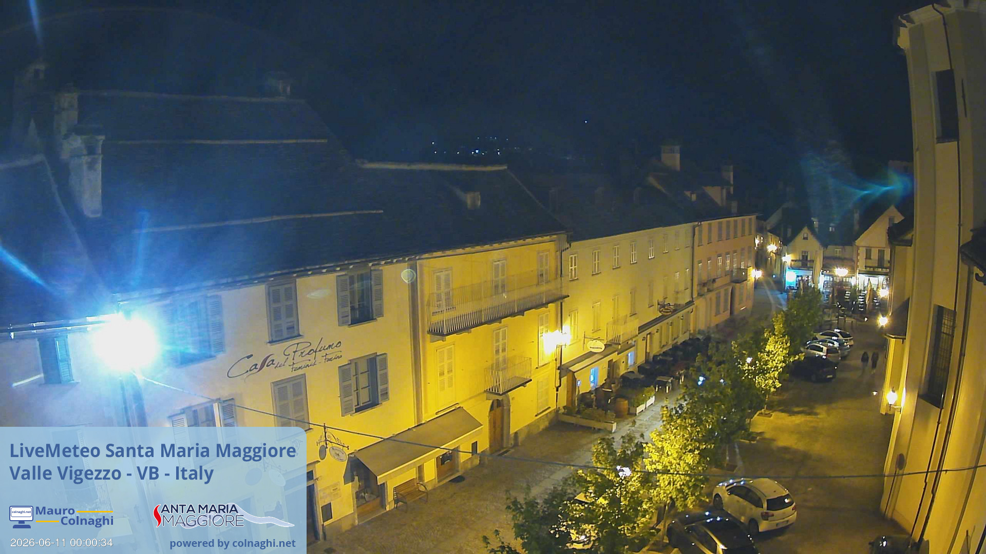 time-lapse frame, Santa Maria webcam