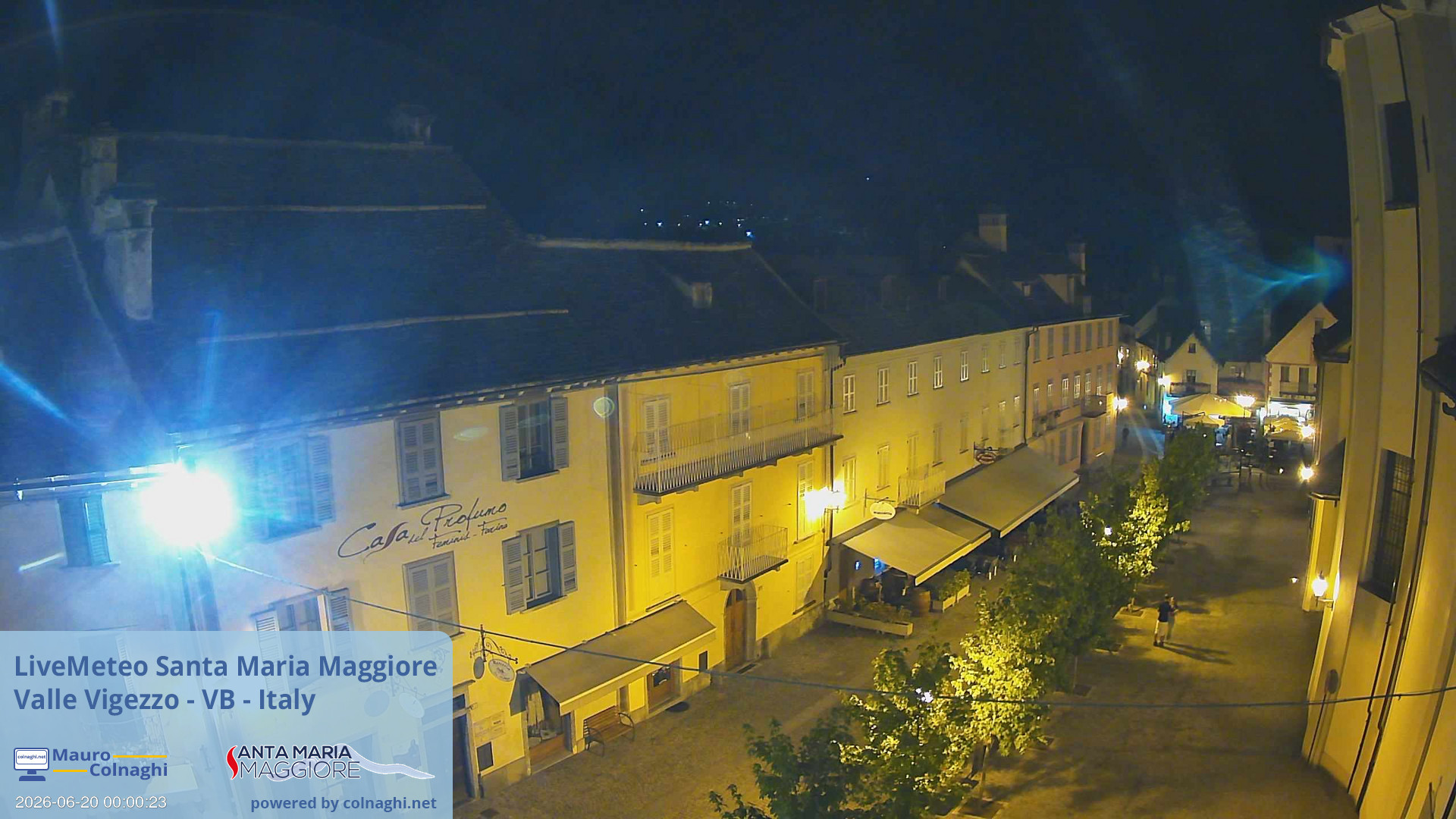 time-lapse frame, Santa Maria webcam