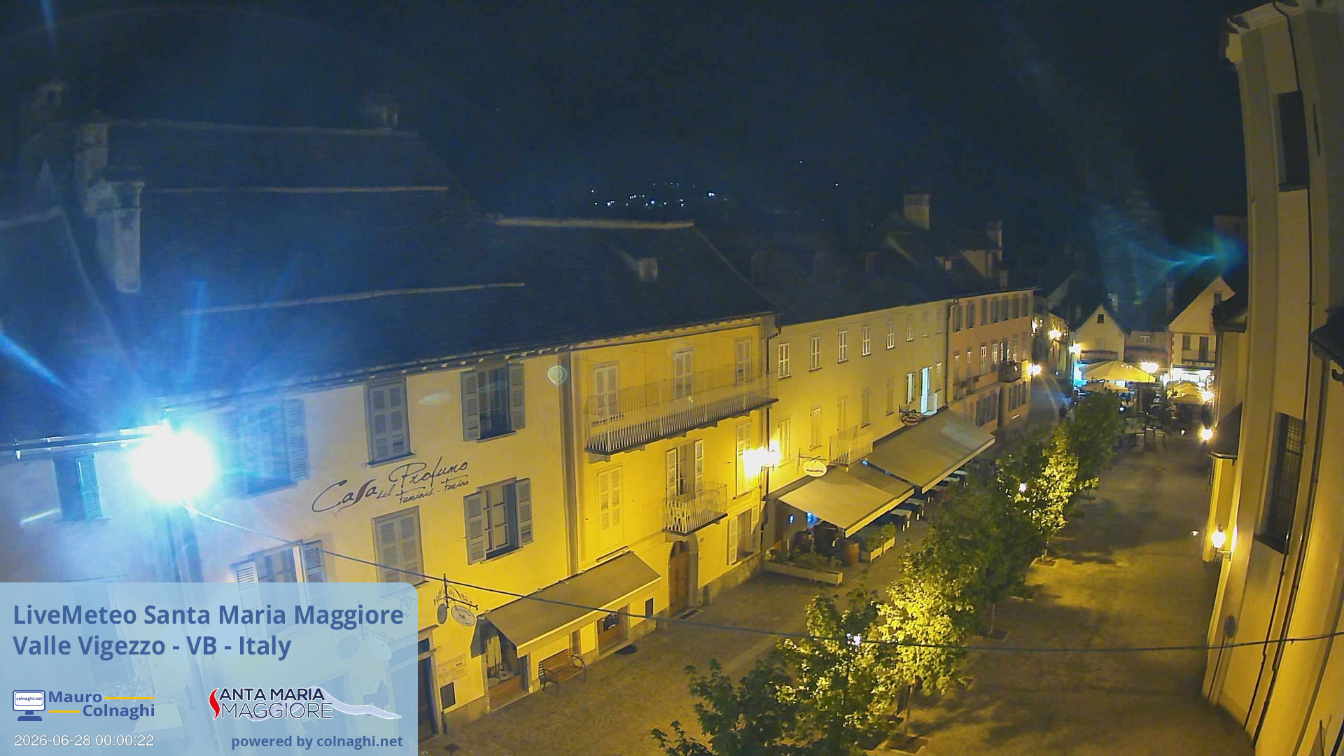 time-lapse frame, Santa Maria webcam