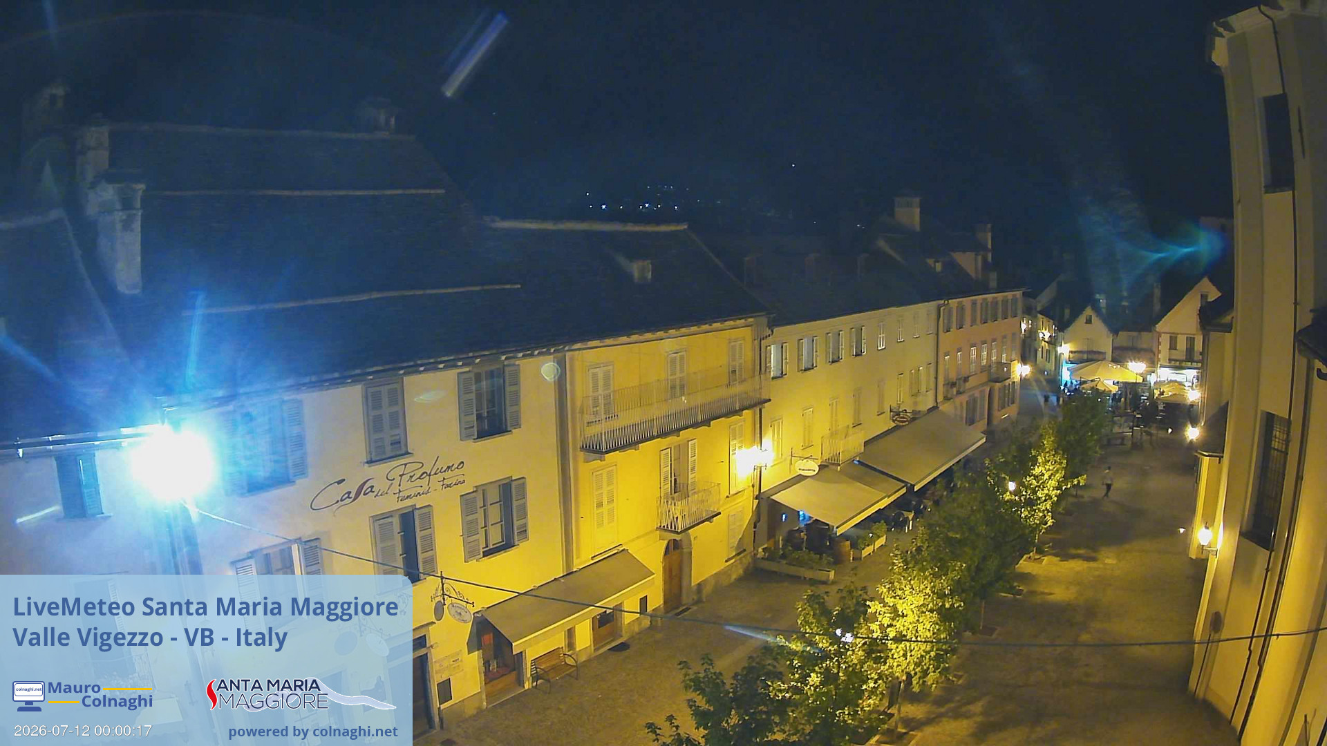 time-lapse frame, Santa Maria webcam