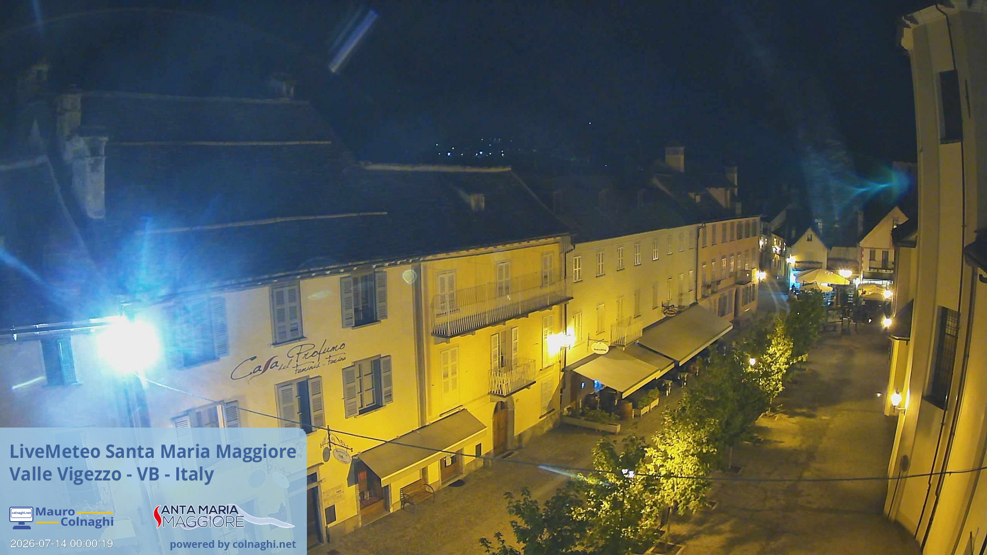 time-lapse frame, Santa Maria webcam