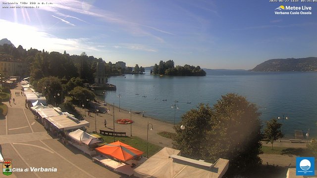 time-lapse frame, Verbania webcam