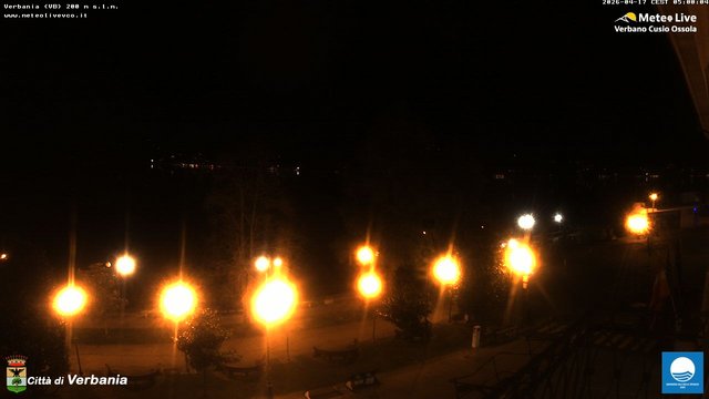 time-lapse frame, Verbania webcam