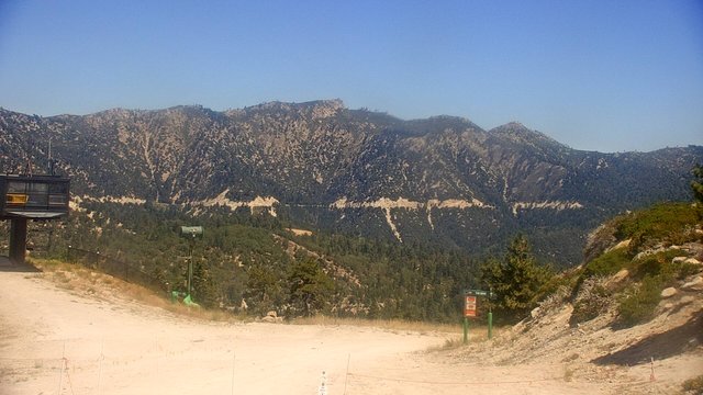 view from Snow Valley Peak Cam on 2026-08-17