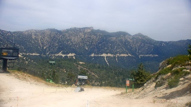 view from Snow Valley Peak Cam on 2026-08-28