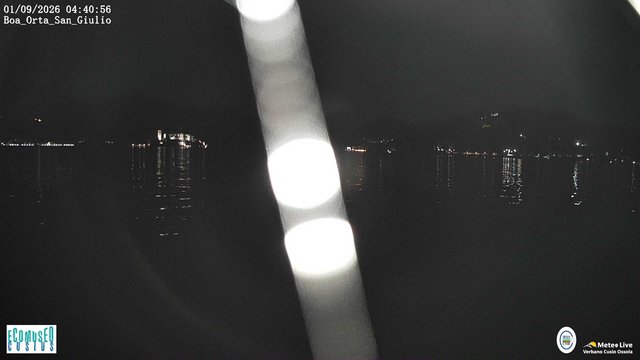 time-lapse frame, Orta San Giulio webcam