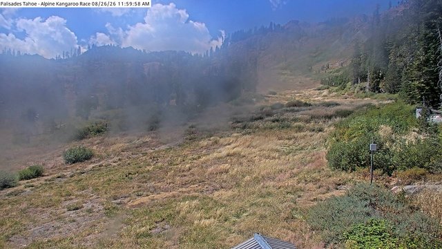 view from Palisades Tahoe Alpine Race on 2026-08-26