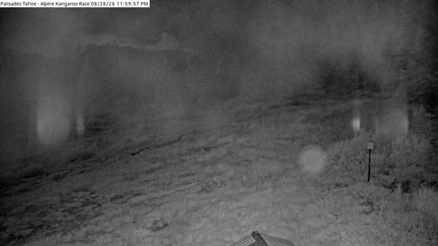 time-lapse frame, Palisades Tahoe Alpine Race webcam