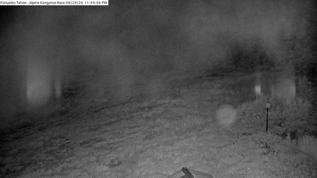 time-lapse frame, Palisades Tahoe Alpine Race webcam