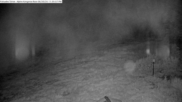 time-lapse frame, Palisades Tahoe Alpine Race webcam