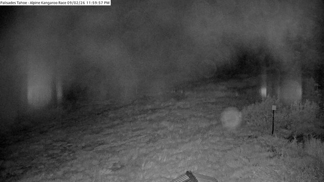 time-lapse frame, Palisades Tahoe Alpine Race webcam