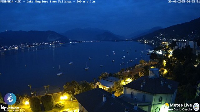 time-lapse frame, Verbania vista ovest webcam