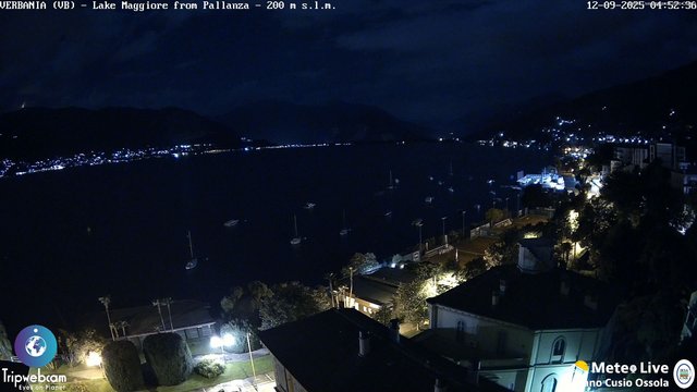 time-lapse frame, Verbania vista ovest webcam