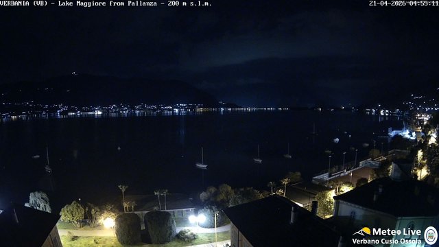 time-lapse frame, Verbania vista ovest webcam